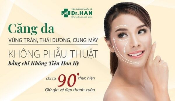 địa chỉ treo sa trễ mi bằng chỉ không tiêu