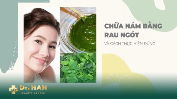 trị nám tàn nhang bằng rau ngót